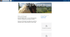 Desktop Screenshot of gaited-horse.blogspot.com