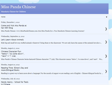 Tablet Screenshot of misspandachinese.blogspot.com