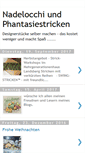 Mobile Screenshot of nadelocchiundnochmehr.blogspot.com