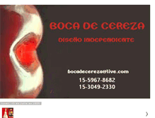 Tablet Screenshot of boca-de-cereza.blogspot.com