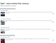 Tablet Screenshot of opel-autotwenty-firstcentury.blogspot.com