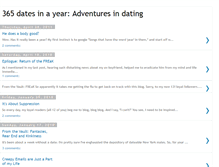 Tablet Screenshot of 365datesinayear.blogspot.com