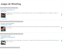 Tablet Screenshot of juegosdewrestling.blogspot.com