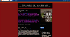 Desktop Screenshot of cheerleaderanonymous.blogspot.com