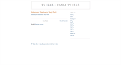 Desktop Screenshot of canli-tv-izle-online.blogspot.com