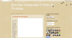 Desktop Screenshot of menudaproteina.blogspot.com