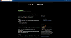 Desktop Screenshot of gunmatematika.blogspot.com