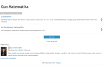 Tablet Screenshot of gunmatematika.blogspot.com