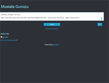 Tablet Screenshot of gunozumustafa.blogspot.com