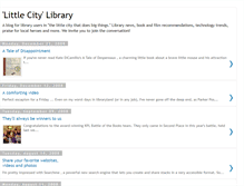 Tablet Screenshot of littlecitylibrary.blogspot.com