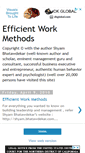 Mobile Screenshot of efficient-work-methods.blogspot.com