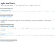 Tablet Screenshot of agilemindtricks.blogspot.com