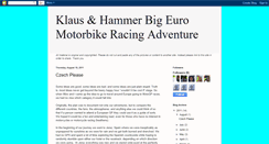 Desktop Screenshot of euromotorbikeraceadventure.blogspot.com