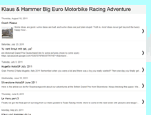 Tablet Screenshot of euromotorbikeraceadventure.blogspot.com