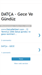 Mobile Screenshot of datca-gecevegunduz.blogspot.com
