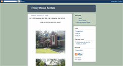 Desktop Screenshot of emory-rentals.blogspot.com