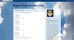 Desktop Screenshot of bognorregisarcheryclub.blogspot.com