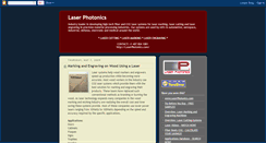 Desktop Screenshot of laserphotonics.blogspot.com