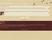 Tablet Screenshot of bizzymoms.blogspot.com