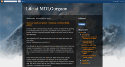 Desktop Screenshot of lifeatmdigurgaon.blogspot.com