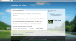 Desktop Screenshot of conociendosociales.blogspot.com