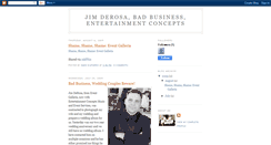 Desktop Screenshot of jimderosaentertainmentconcepts.blogspot.com