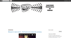 Desktop Screenshot of honest-traduccion.blogspot.com