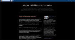 Desktop Screenshot of luchaindigena.blogspot.com
