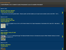Tablet Screenshot of crawfordweather.blogspot.com