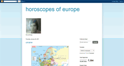 Desktop Screenshot of horoscopesofeurope.blogspot.com