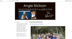 Desktop Screenshot of angieericksonphotography.blogspot.com