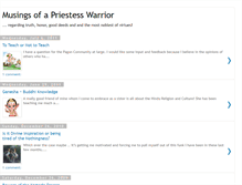 Tablet Screenshot of musingsofapriestesswarrior.blogspot.com