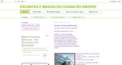 Desktop Screenshot of encantosemagiasdaciganadooriente.blogspot.com