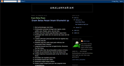 Desktop Screenshot of fauzifathurrahim-amalanharian.blogspot.com