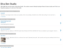 Tablet Screenshot of divadenstudio.blogspot.com