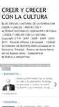 Mobile Screenshot of creerycrecercultura.blogspot.com
