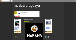 Desktop Screenshot of musicadeacauruguay.blogspot.com