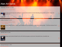 Tablet Screenshot of alienartgenre.blogspot.com