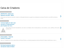 Tablet Screenshot of caixadecriadores.blogspot.com