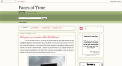 Desktop Screenshot of facesoftime.blogspot.com