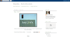 Desktop Screenshot of naomihutchison.blogspot.com