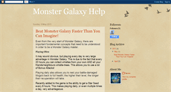 Desktop Screenshot of monstergalaxyguide.blogspot.com