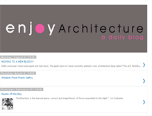 Tablet Screenshot of enjoyarchitecture.blogspot.com