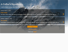 Tablet Screenshot of lonelycoffee.blogspot.com