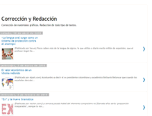 Tablet Screenshot of correccionyredaccion.blogspot.com