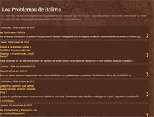 Tablet Screenshot of losproblemasdebolivia.blogspot.com