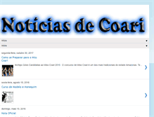 Tablet Screenshot of coari.blogspot.com