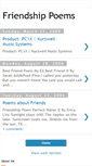 Mobile Screenshot of friendpoems.blogspot.com