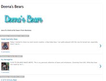 Tablet Screenshot of deenasbears.blogspot.com