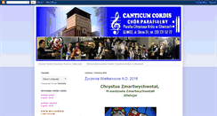 Desktop Screenshot of canticumcordis.blogspot.com